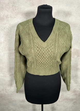 Pull Maille Torsadée Cable Knit Vintage Windsor olive epais taille M, brand: Vintage Dressing, condition: Very good, size: M / 38 / 10, €15.00, €16.45 includes Buyer Protection Pro
