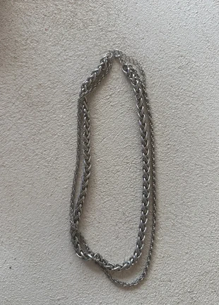 Double chaîne acier couleur argent, condition: Very good, €4.00, €4.90 includes Buyer Protection