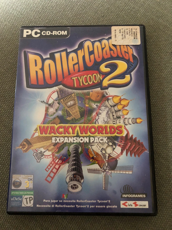 rollercoaster tycoon 2: wacky worlds expansion pack - pc 