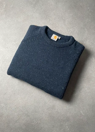 Pull ras le cou Carhartt bleu marine - Taille M, marque: Carhartt, état: Très bon état, taille: M, 59,99 €, 63,69 € Protection acheteurs incluse