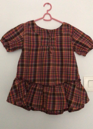 Tunique ample à volant manches courtes. , marque: Kid Kanai, état: Très bon état, taille: 24-36 mois / 92 cm, 1,50 €, 2,28 € Protection acheteurs incluse