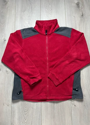 Polaire Columbia à zip | rouge/grise | taille L, merk: Columbia, staat: Heel goed, maat: L / 40 / 12, € 24,00, € 25,90 inclusief Kopersbescherming