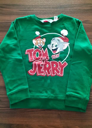 Sweat de Noël, marque: H&M, état: Bon état, taille: 6 ans / 116 cm, 2,00 €, 2,80 € Protection acheteurs incluse