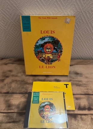 Jeu PC CD-Rom vintage 1994 Louis le lion, condizioni: Ottime, €10.00, €11.20 include la Protezione acquisti