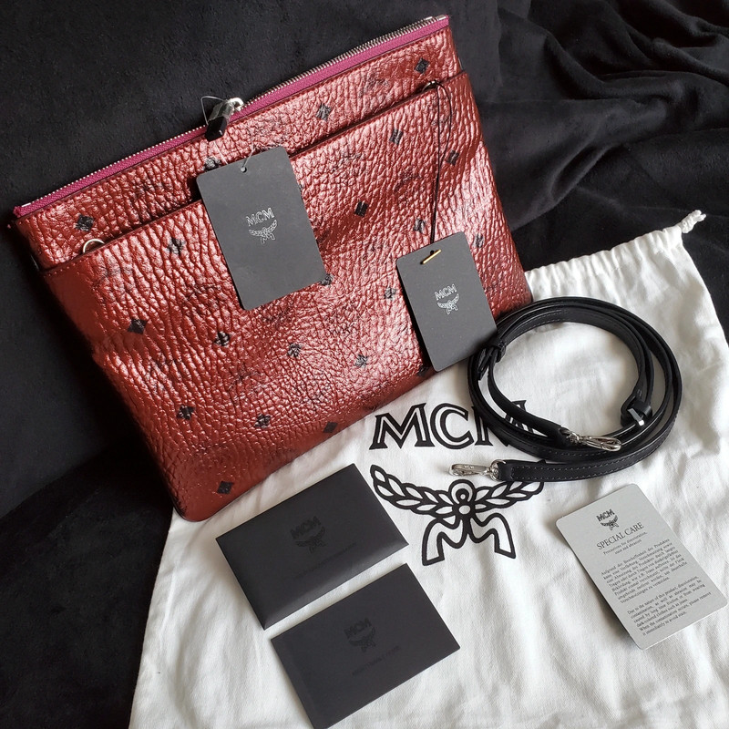 Mcm hotsell silver crossbody