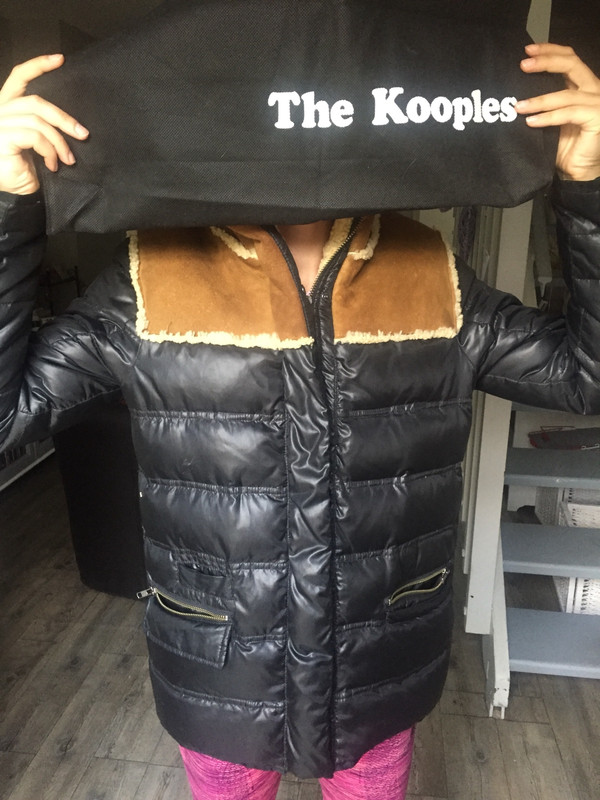 Doudoune the kooples duvet peau taille S