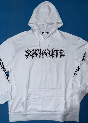 Felpa Bianca con Cappuccio Shein - Taglia L, marque: Shein, état: Très bon état, taille: L / 40 / 12, 6,00 €, 7,00 € Protection acheteurs incluse