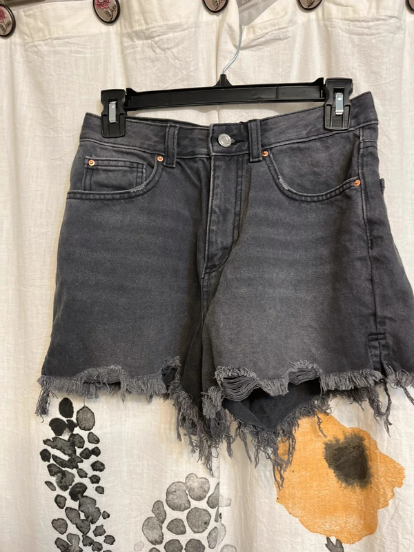 Denim Shorts Size 6 Color Gray 5