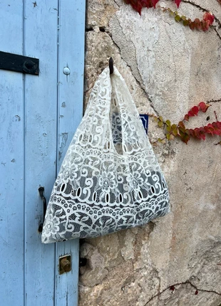 Sac en dentelle fait main, brand: Fait Main, condition: New with tags, €45.00, €47.95 includes Buyer Protection