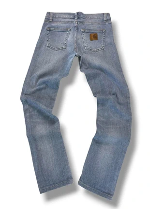 Jean Carhartt W28 L32 - Rebel Pant Bleu Clair - Coupe Slim Femme, marca: Carhartt, estado: Muito bom, tamanho: S / 36 / 8, €12.50, €13.83 inclui Proteção do Comprador Pro