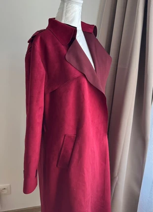 Trench-coat effet suédine bordeaux XXL (équivaut à un XL) - Ayriss, marca: Ayriss, estado: Muy bueno, tamaño: XXL / 44 / 16, 25,99 €, 27,99 € Protección al comprador incluida