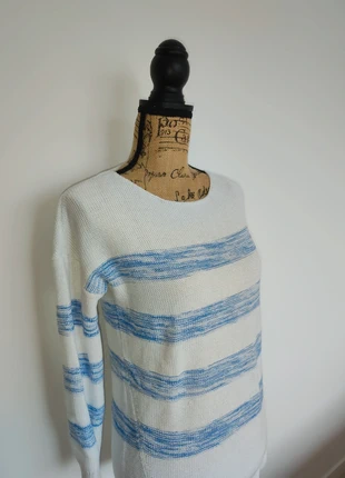 Pull en coton style marinière, marca: Soft Grey, estado: Bueno, tamaño: S / 36 / 8, 10,00 €, 11,20 € Protección al comprador incluida