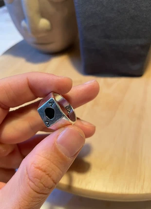 y2k Ring Chromelook, merk: CHROME, staat: Heel goed, maat: 62.2 mm / 19.8 mm Ø, € 7,00, € 8,05 inclusief Kopersbescherming