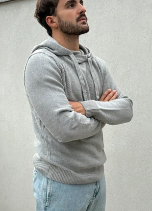 Maglione con cappuccio grigio, marca: Jack & Jones, estado: Muy bueno, tamaño: L, 14,00 €, 15,40 € Protección al comprador incluida