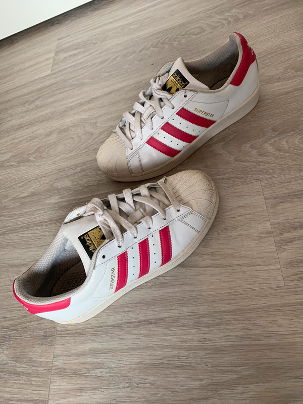 Baskets Superstar Adidas blanche et rose Vinted