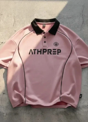 Polo rose, coupe oversize, style rétro sportif, condizioni: Ottime, taglia: M, €39.90, €42.60 include la Protezione acquisti