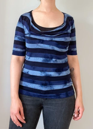 Blaues Shirt von BlackyDress, merk: Blacky Dress, staat: Heel goed, maat: S / 36 / 8, € 10,00, € 11,20 inclusief Kopersbescherming