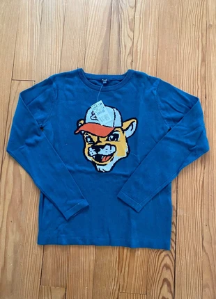 Pull bleu marine imprimé tigre Kiabi 12 ans/152 cms garçon neuf étiquette, marca: Kiabi, estado: Nuevo con etiquetas, tamaño: 12 años / 152 cm, 3,00 €, 3,85 € Protección al comprador incluida