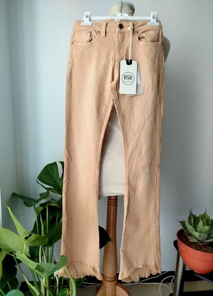 Jean beige jean neuf BSB luxe classe 34 classy pant évasé neuve, marca: BSB, estado: Novo com etiquetas, tamanho: XS / 34 / 6, €16.00, €17.50 inclui Proteção do Comprador