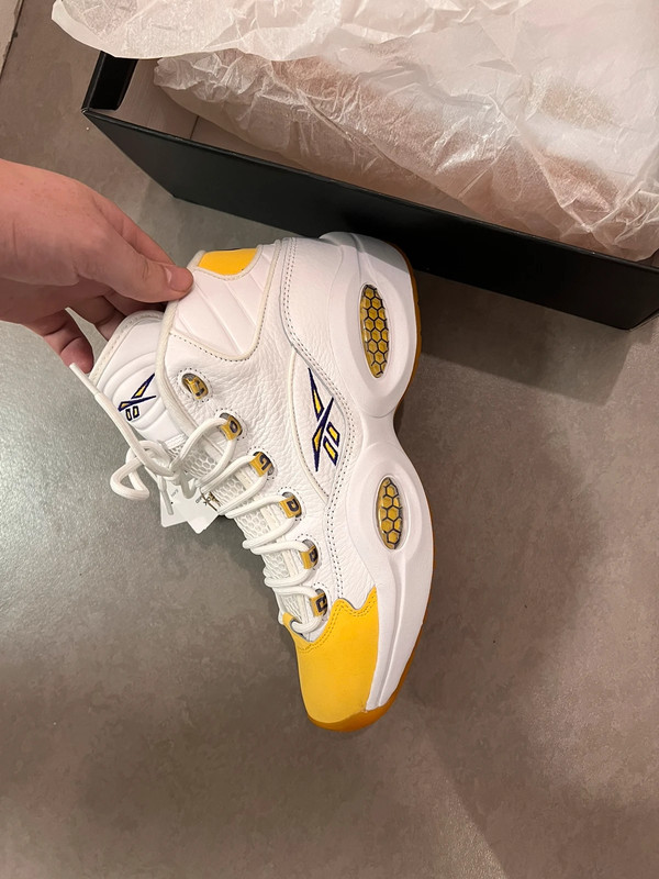 Reebok question uomo giallo sales