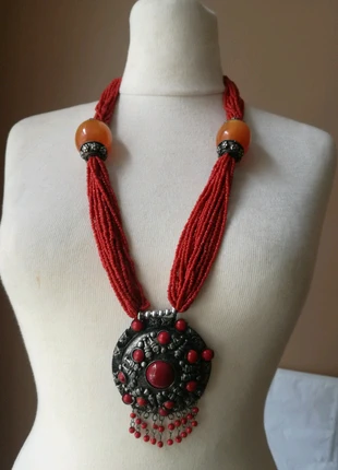 Collier plastron ethnique afrique du nord, marque: Vintage, état: Bon état, 35,00 €, 37,45 € Protection acheteurs incluse