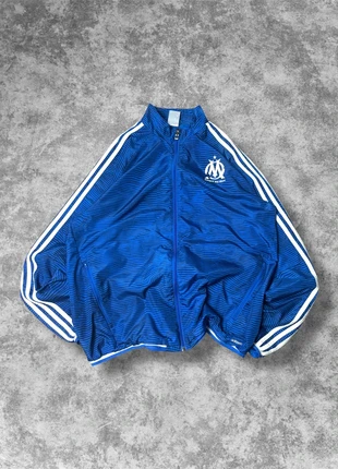 Veste Adidas Olympique Marseille bleu logo floqué - L, marca: adidas, estado: Muito bom, tamanho: L, €24.90, €26.85 inclui Proteção do Comprador