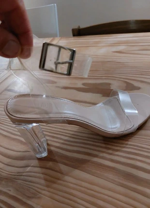 Chaussures,sandales à talons 9cm Cendrillon. Transparentes. Taille 39., brand: Laura Mode, condition: Very good, size: 39, €7.00, €8.05 includes Buyer Protection