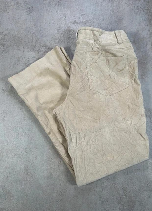 Pantalon En Velours Côtelé / Corduroy rafaella beige corduroy stretch droit taille 8P, merk: Vintage Dressing, staat: Heel goed, maat: M / 38 / 10, € 5,00, € 5,95 inclusief Kopersbescherming Pro