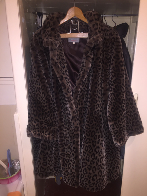 Manteau cheap de leopard