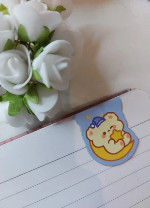 Mini marque page métal aimanté magnetic bookmark mignon bleu mauve, condizioni: Ottime, €2.90, €3.75 include la Protezione acquisti