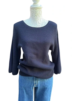 Pull Caroll en laine noir manches 3/4, vintage Y2K, femme taille L, brand: Caroll, condition: Very good, size: L / 40 / 12, €20.00, €21.70 includes Buyer Protection Pro