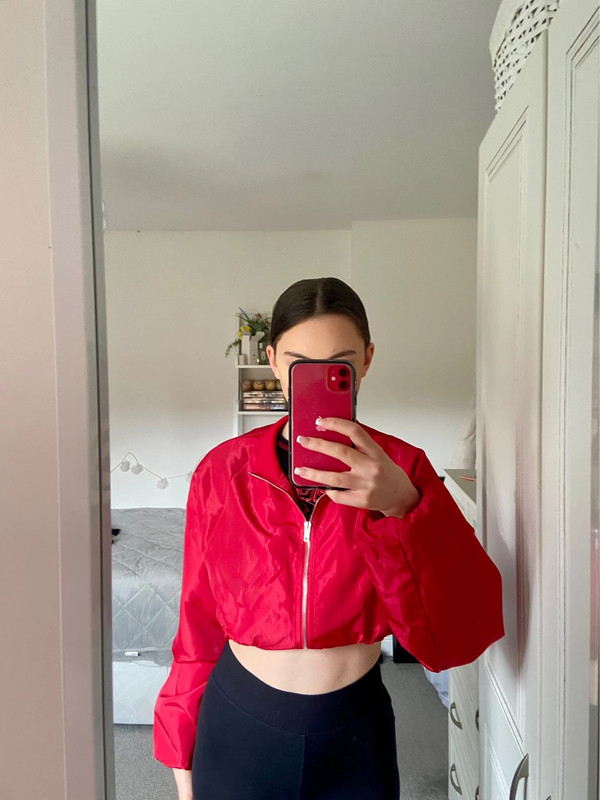 Red Bomber Jacket 1