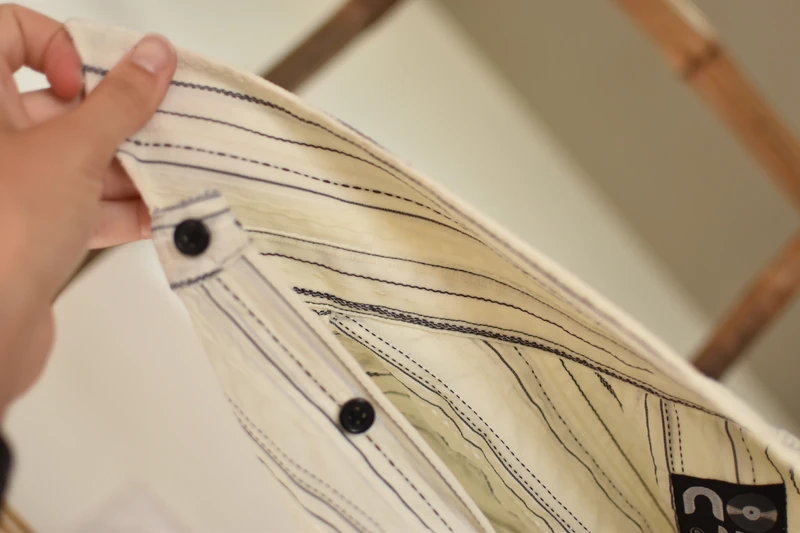 Pièce unique : chemise upcyclée vintage Noid mise en taille 36/38 - photo numéro 4