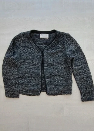 Cardigan Zara - taille 110cm - noir argenté- acrylique, marque: Zara, état: Très bon état, taille: 5 ans / 110 cm, 4,50 €, 5,43 € Protection acheteurs incluse