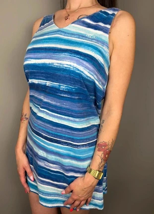 Robe Lauren Ralph Lauren bleue rayures brodé - M femme - coton 4TRLS 07, marque: Ralph Lauren, état: Très bon état, taille: M / 38 / 10, 4,50 €, 5,43 € Protection acheteurs (Pro) incluse