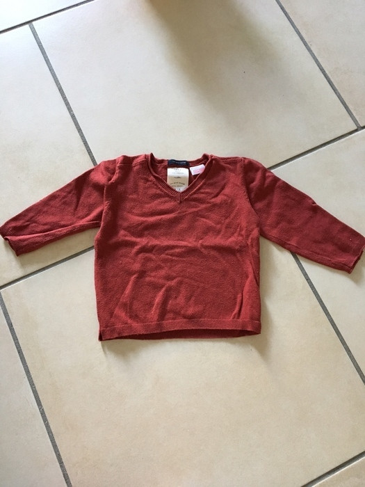 Pull rouge 1