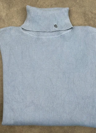 Pull Femme Lauren Manches longues Col roulé Bleu Coton taille M, brand: Lauren Ralph Lauren, condition: Very good, size: M / 38 / 10, €18.00, €19.60 includes Buyer Protection