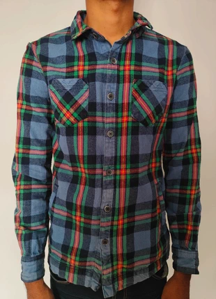 Chemise à carreaux Pull&Bear homme - style bûcheron, brand: Pull & Bear, condition: Very good, size: M, €14.90, €16.35 includes Buyer Protection