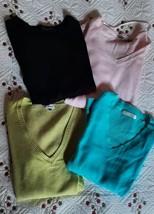 Lot 4 pulls légers, marke: Zara, zustand: Sehr gut, größe: M / 38 / 10, 8,00 €, 9,10 € inklusive Vinted-Käuferschutz