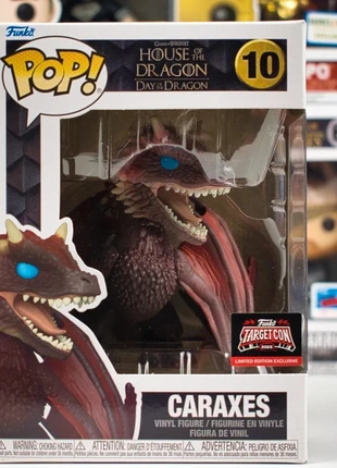 Funko Pop! Caraxes #10 Fire & Blood - House of the Dragon – Target Con Exclusive, marke: Funko Pop, zustand: Sehr gut, größe: Einheitsgröße, 48,00 €, 51,10 € inklusive Vinted-Käuferschutz