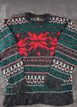 Pull vintage ethnique en laine couleurs Noël, marke: High Sierra, zustand: Sehr gut, größe: L, 35,00 €, 37,45 € inklusive Vinted-Käuferschutz