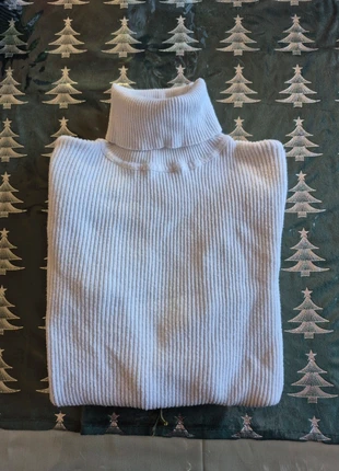 Dolcevita bianco a costine, brand: Pullover, condizioni: Ottime, taglia: XS / IT 38 / EU 34, €5.00, €5.95 include la Protezione acquisti