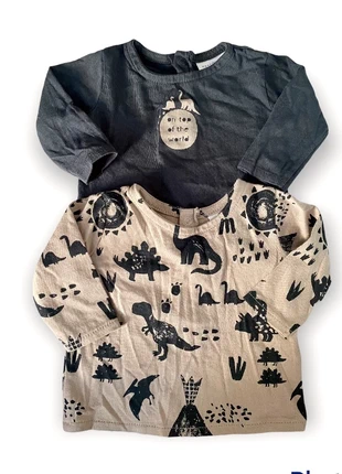 Lot 2x t-shirt ML 1Mois , brand: Next, condition: Good, size: Up to 1 month / 50 cm, €2.00, €2.80 includes Buyer Protection