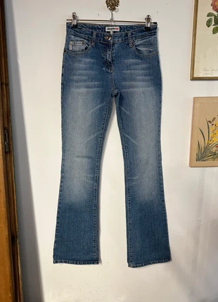 Jean bleu délavé bootcut vintage y2k taille 36, merk: Vintage, staat: Goed, maat: S / 36 / 8, € 12,00, € 13,30 inclusief Kopersbescherming Pro