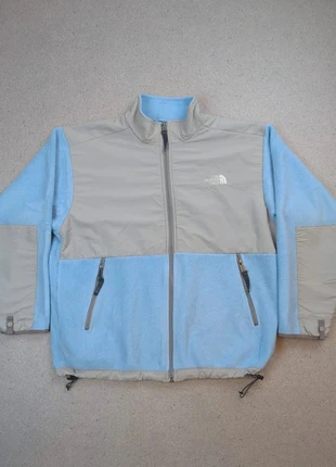 Veste polaire The North Face Polartec | Bleu clair & gris | XL Junior (équiv. S/M adulte), marca: The North Face, estado: Muito bom, tamanho: S, €35.00, €37.45 inclui Proteção do Comprador Pro
