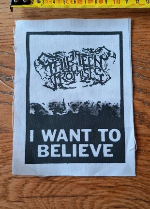 Thirteen Bled Promises fabric patch, deathcore, merk: Metal, staat: Als nieuw, € 2,00, € 2,80 inclusief Kopersbescherming