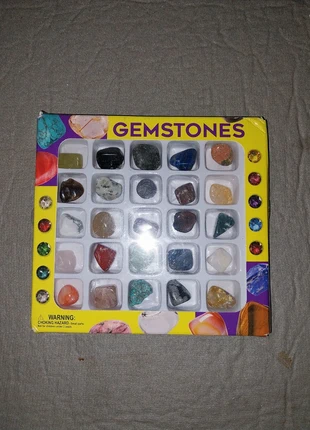 Kit de 25 pedras preciosas, estado: Novo com etiquetas, €7.00, €8.05 inclui Proteção do Comprador