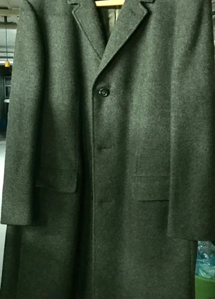 Herenmantel grijs The Ram maat 56 100% shetlandwool, marca: The Ram, estado: Nuevo sin etiquetas, tamaño: XXL, 57,00 €, 60,55 € Protección al comprador incluida