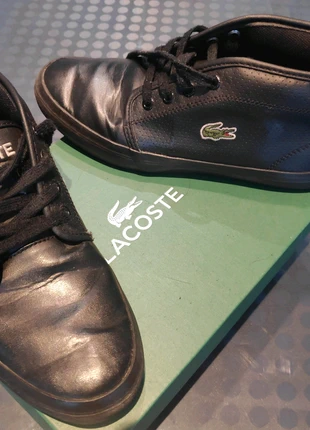 Baskets Lacoste noirs enfant taille 35, brand: Lacoste, condition: Good, size: 35, €19.00, €20.65 includes Buyer Protection