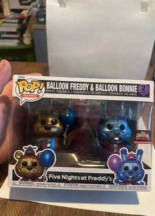 Funko Pop Five Night At Freddys Ballon Freddy & Ballon Bonnie Metallic TargetCon, marque: Funko, état: Bon état, taille: Jusqu'à 1 mois / 50 cm, 49,00 €, 52,15 € Protection acheteurs incluse
